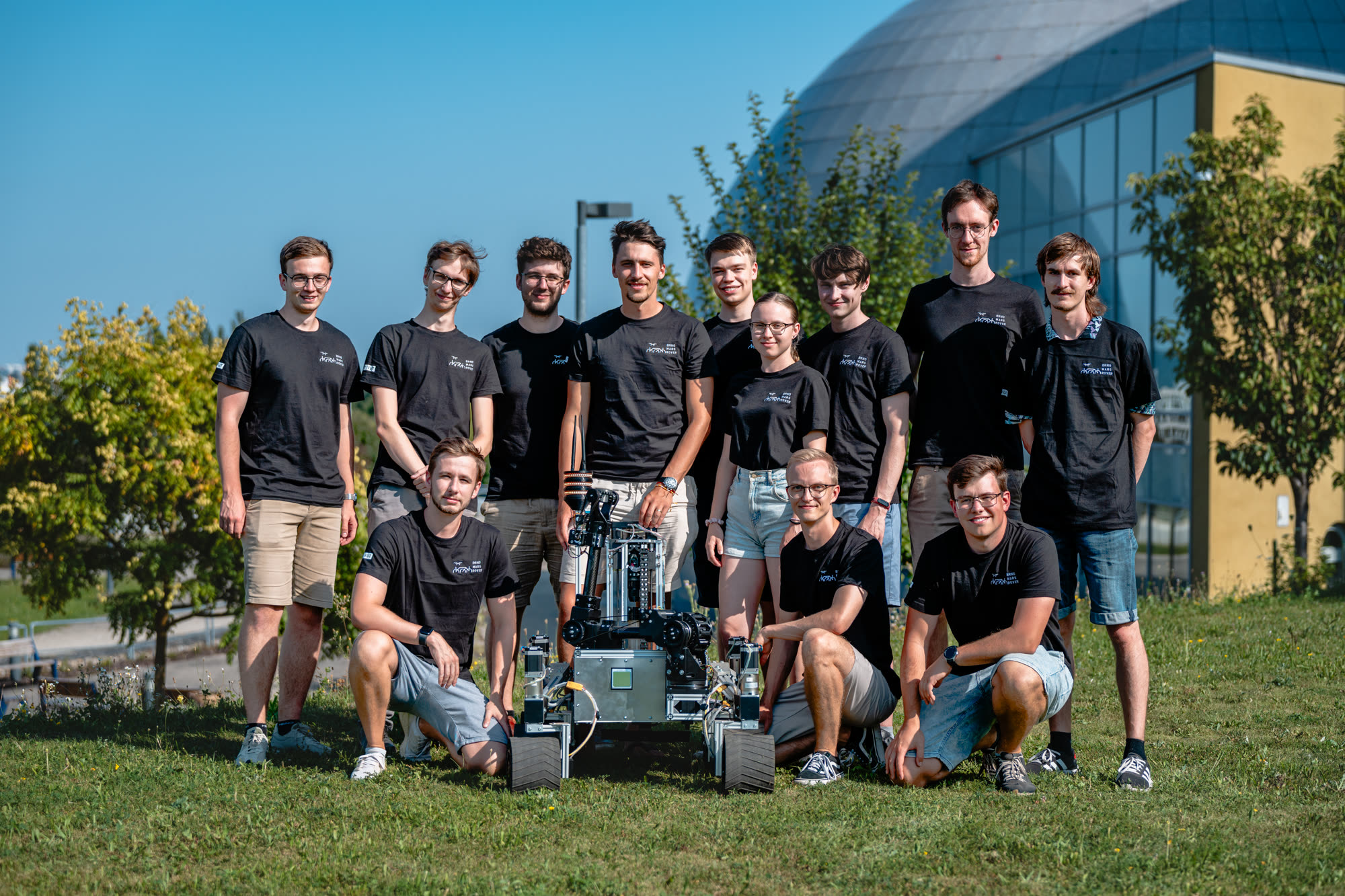 Team BMR with rover Freya